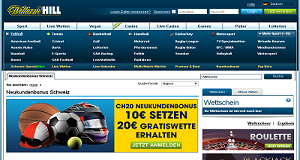 William Hill Webseite