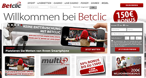 Betclic Webseite